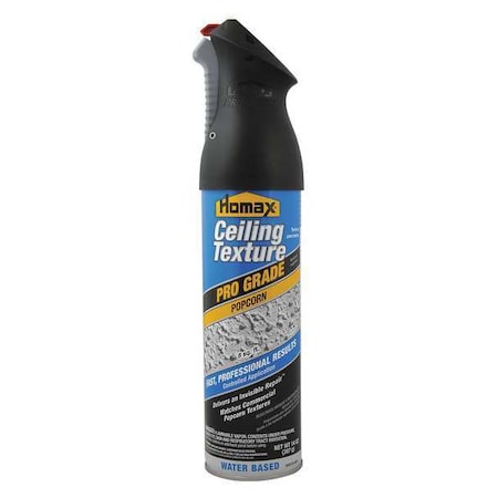 Ceiling Texture Spray, White, Popcorn, Water, 14 oz