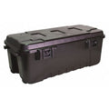 Utility Storage Trunk W/ Lid, 27 gal, 37-3/4 in L x 18-1/4 in W x 14 in H, Black, Plastic