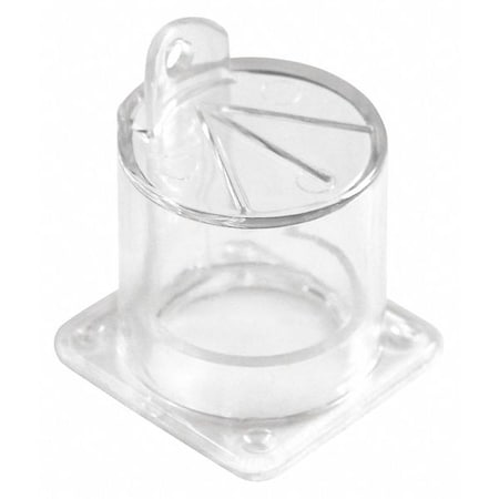 Push Button Lockout, Acrylic, 1/4 in.