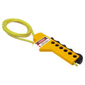 Lockout Cable, Red, Dielectric, 3 ft.L