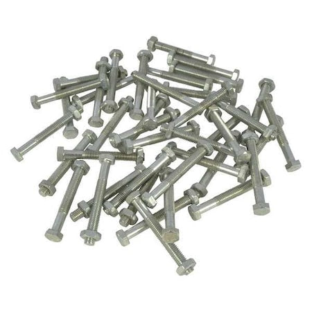 Bolt and Nut Kit, 1/3 to 2-1/2 In, PK42