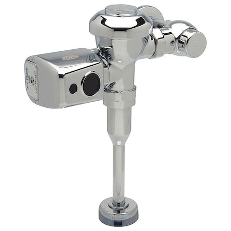 Urinal Automatic Flush Valve, 0.5 gpf gpf, Chrome-Plated, 3/4 in, 3/4 in Spud Coupling