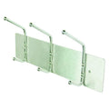 Coat Rack, Silver, 3-3/4 in. D, 18 in. W