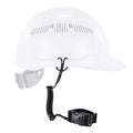 Coil Hard Hat Lanyard, Buckle, 18in. L