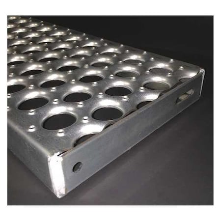 Anti-Slip Stair Tread, 48 in. L, 13 Gauge