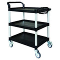 Cart, 37-3/16 in. Hx32-5/8 in. W, Black