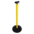 Sign Holder, Aluminum, Yellow, 40 in.