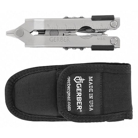 Multi-Tool, Silver, 12 Tools