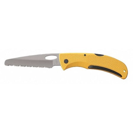 Folding Knife, Serrated, Blunt Tip Blade