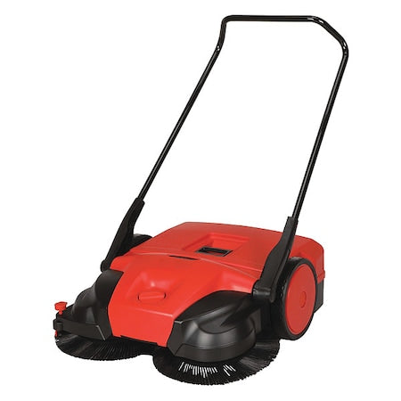 Push Sweeper,31 in.W,13.2 gal,WalkBehind