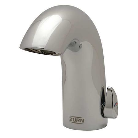 Sensor Single Hole Mount, 1 Hole Mid Arc Bathroom Faucet, Chrome plated