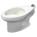 Toilet Bowl, 1.1 to 1.6 gpf, Floor Mount Mount, Elongated, White