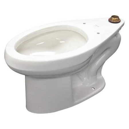 Toilet Bowl, 1.1 to 1.6 gpf, Floor Mount Mount, Elongated, White
