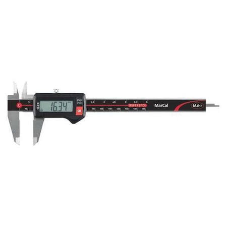 Digital Caliper, Up to 6in.Range, w/Output