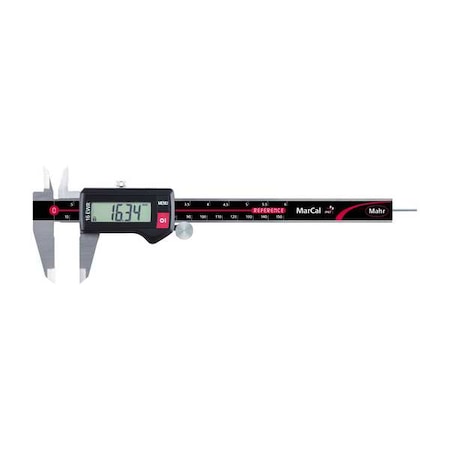 Digital Caliper, 0.0005in.Res, 40mm Jaw D