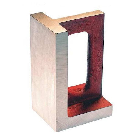 Angle Iron, 4 in. D, 6 in. H, Machined