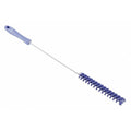 3/4" W Tube and Valve Brush, Medium, 14 in L Handle, 19 9/10 in L Brush, Purple