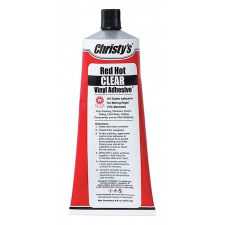 Vinyl/PVC Adhesive Tube, Clear
