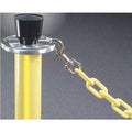 Plastic Chain, Yellow, Brass, 8 ft. L