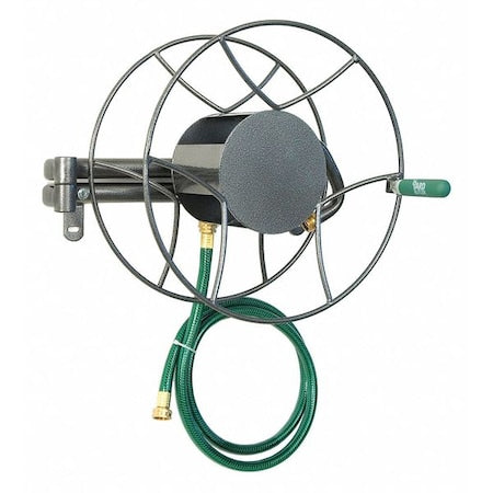 Garden Hose Hanger, Steel, 16 7/8 in W