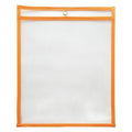 Shop Ticket Holder, Orange, 12 in. W, PK15
