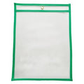 Shop Ticket Holder, Green, 12 in. W, PK15