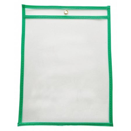 Shop Ticket Holder, Green, 12 in. W, PK15