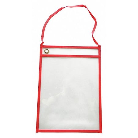 Shop Ticket Holder, Red, 12 in. W, PK25