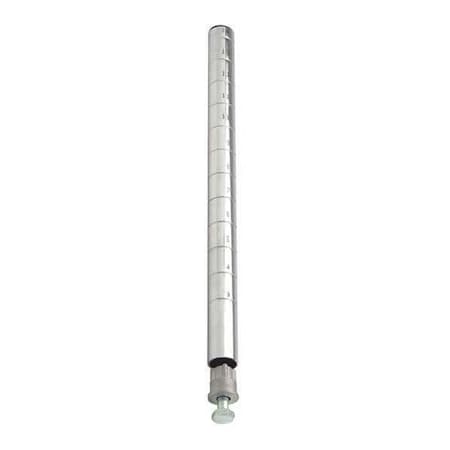 Wire Shlf Pst, 63 inx1 in, Splt Slv, PK2