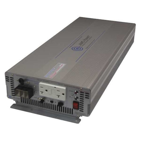 Power Inverter, Pure Sine, 6,000 W Peak, 3,000 W Continuous, 2 Outlets