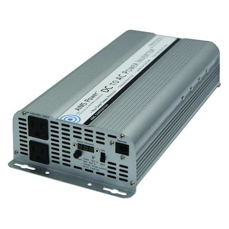 Power Inverter, Modified Sine, 5,000 W Peak, 2,500 W Continuous, 2 Outlets