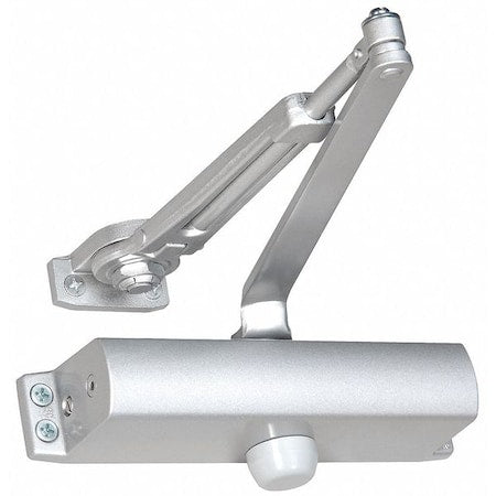 Manual, Hydraulic, Norton 160, Door Closer, Heavy Duty Interior and Exterior, Gray