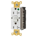 GFCI Rceptcle, Hspital, Wht, 20A, 1 HP
