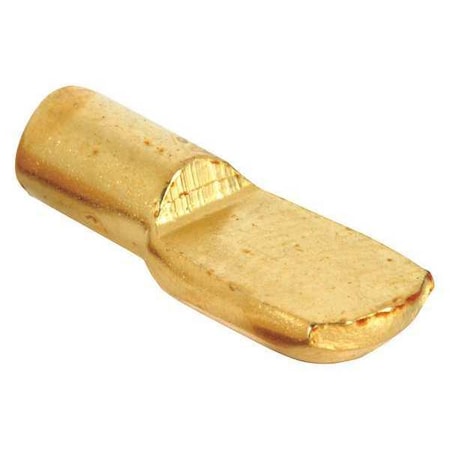 5mm Brass-Plated Steel Shelf Pins, PK8