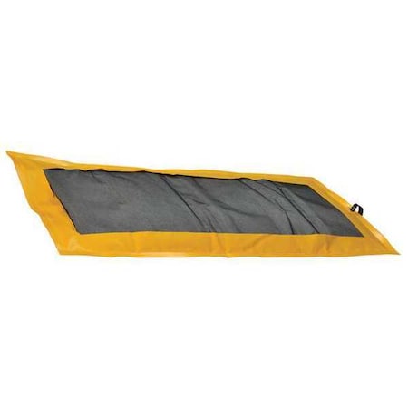 Sorbent Pad, 3 gal Spill Capacity, 3 gal Load Capacity, PVC Coated Fabric