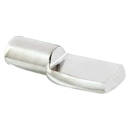 Shelf Support Peg, 5mm, Steel Construction, Nickel Plated, PK8