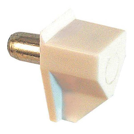 5 mm Off-White Plastic Shelf Support Peg, PK8