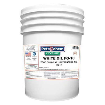 5 gal Pail, Hydraulic Oil, 10 ISO Viscosity, 5W SAE