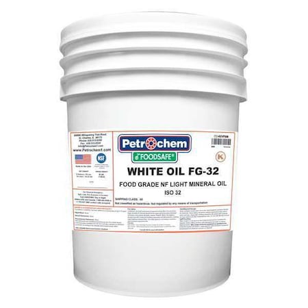 5 gal Pail, Hydraulic Oil, 32 ISO Viscosity, 10W SAE