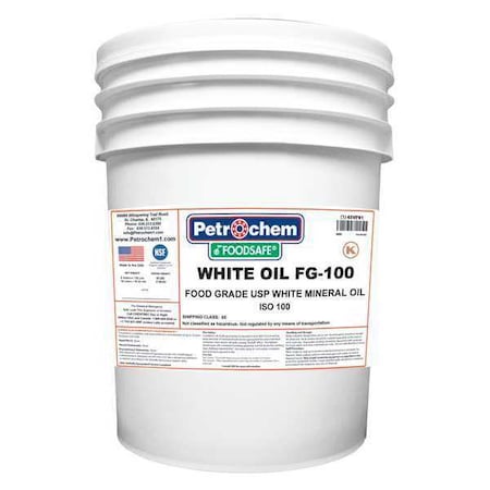 5 gal Pail, Hydraulic Oil, 100 ISO Viscosity, 30 SAE