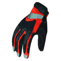 EXO Hi-Vis Mechanics Gloves, Embossed Synthetic Leather, Foam Padding, Duraclad Palm, S