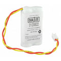 Battery,Nickel Cadmium,600mAh,2.4VDC