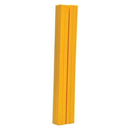 Column Protector, Yllw, 72inH, 13inW, I-Beam