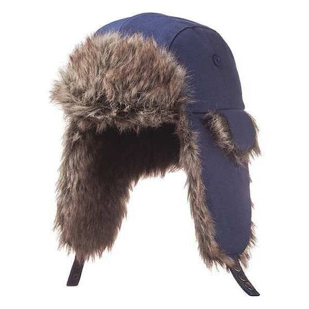Bump Cap, Baseball, Inner ABS Polymer, Outer Twill, Hook-and-Loop Suspension, Blue