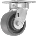 Swivel Plate Caster, Nylon, 4 in., 1000 lb.