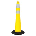 Traffic Cone, Polyethylene, Engineer, 42 in Height, 4.23 lb, Yellow