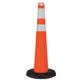 Traffic Cone, Polyethylene, Engineer, 42 in Height, 4.23 lb, Orange