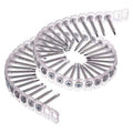 Drywall Screw, #6 x 1-1/4 in, Steel, Flat Head Phillips Drive, 4000 PK