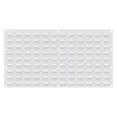 Steel Louvered Panel, 5/16 in D x 20 in H x 36 in W, White