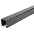 Single Channel Strut, Solid, Steel, Painted, None Hole Size, Black